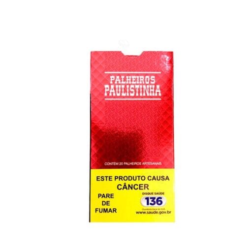 CIGARRO DE PALHA PAULISTINHA CEREJA - Cigarrete Tabacaria
