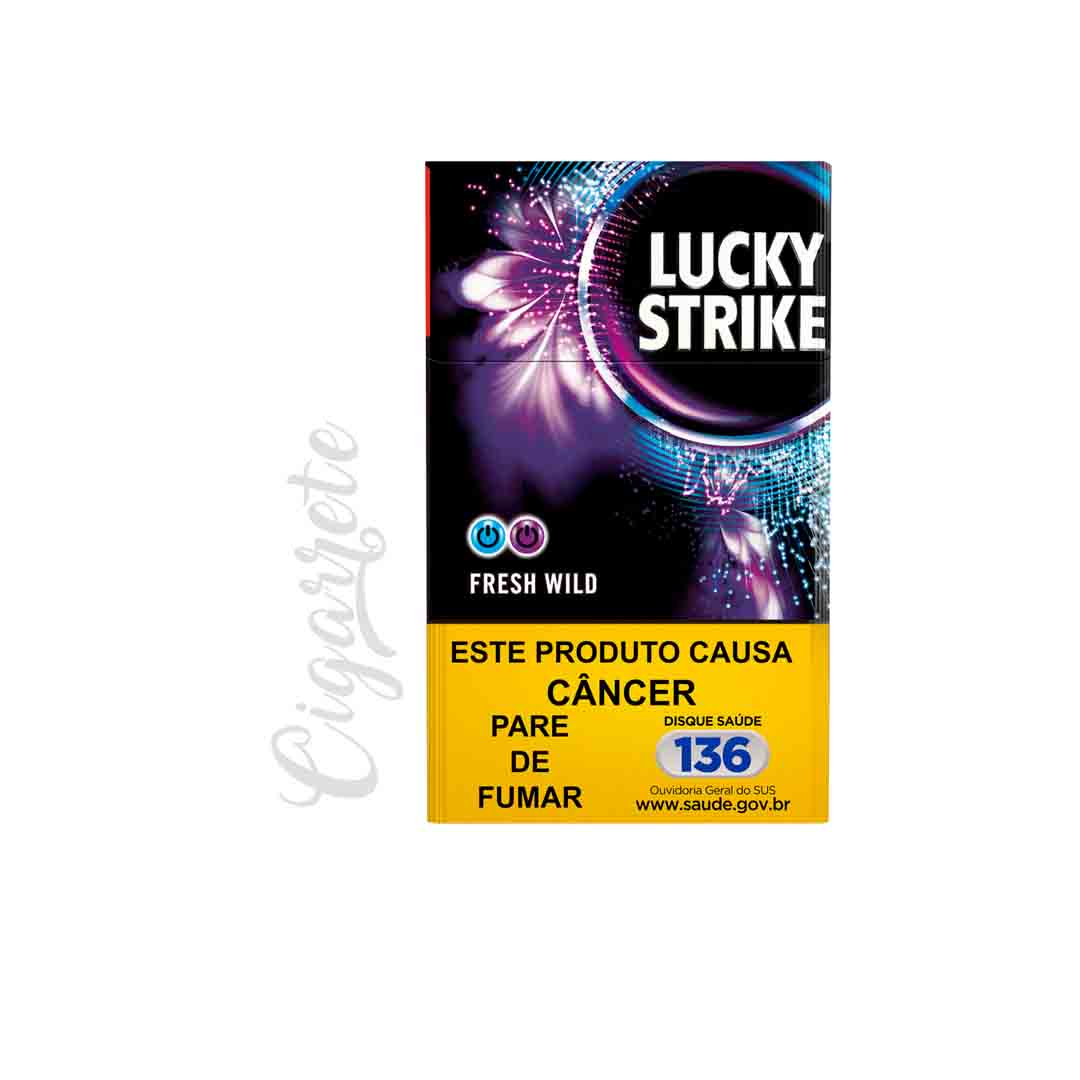 CIGARRO LUCKY STRIKE CLICK ROLL FRESH MINT BOX PACOTE COM 10